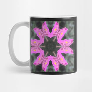 Zinnia Flower Butterfly Kaleidoscope Pattern (Seamless) 2 Mug